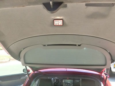 2000 Audi TT Mk1 / 8N - Rear Hatch Window Shade Cover for Luggage Compartment 8N8867769C6